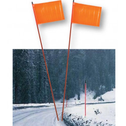 Mutual Industries 14657-0-1 Snow Pole w/Flag