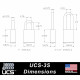 Paclock UCS-3A 3/8" Shackle Diameter, Heavy Duty Padlock