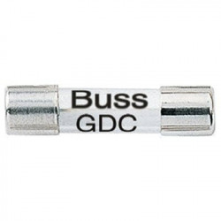 Cooper Bussmann BP/GDC-5A 5A, 250V Type GDC Glass Tube Fuse, 2-Pk.