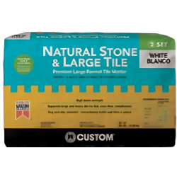 Custom Building Products MGMM50 Natural Stone & Large Tile Mortar, 50 LB.