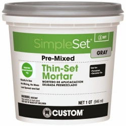 Custom Building Products CTTSGQT Pre-Mixed Ceramic Tile Thin Set Mortar