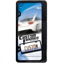 Custom Accessories 9287 License Plate Frame With Wide Base