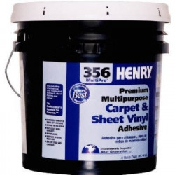 Henry 135251 356 Multi-Purpose Flooring Adhesive, 4 Gals