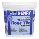 Henry 12097 430 Thin-Spread Floor Tile Adhesive, Clear, 1 Qt
