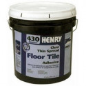 Henry 12102 430 Thin-Spread Floor Tile Adhesive, Clear, 4 Gals
