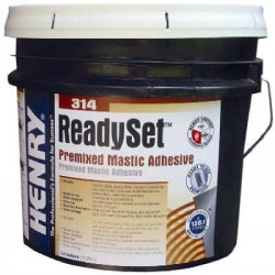 Henry 160838 314 ReadySet Pre-Mixed Mastic Adhesive, 3.5 Gals