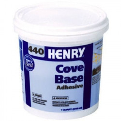 Henry 555062 440 Cove Base Adhesive, 1 Qt