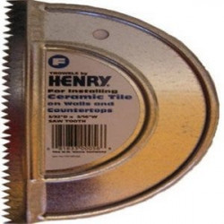 Henry 608636 V Notch F Trowel, 5/32 x 3/16 in.