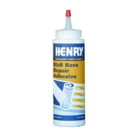Henry 852444 Wall Base Repair Adhesive, 6 oz