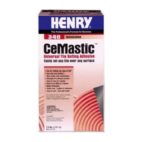 Henry 603025 348 Ceramic Tile Setting Adhesive, 7.5 Lbs