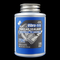 Vibra-Tite 48004 Multi-Purpose FBC Thread Sealant, 4 oz, 24 Pack