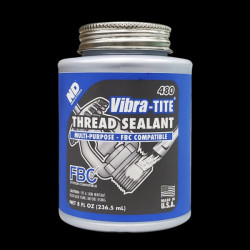 Vibra-Tite 48008 Multi-Purpose FBC Thread Sealant, 8 oz, 12 Pack
