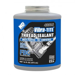 Vibra-Tite 48016 Multi-Purpose FBC Thread Sealant, 16 oz, 12 Pack