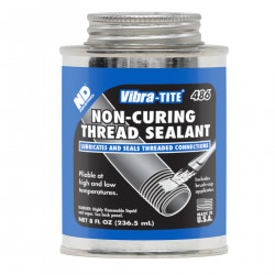 Vibra-Tite 48608 Non-Hardening Thread Sealant, 8 oz, 12 Pack