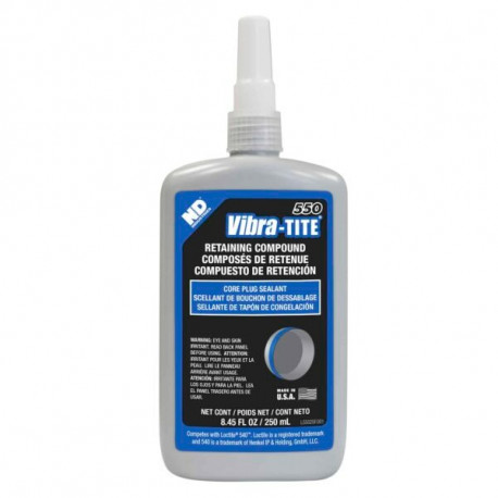 Vibra-Tite 55025 Core Plug Sealant Retaining Compound, 250 mL, 2 Pack
