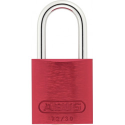 Abus 72/30 Custom Safety Aluminum Padlock Master Key, Red