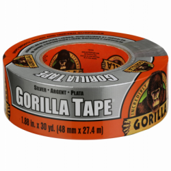 Gorilla 105634 Duct Tape, Silver, 30-Yd.