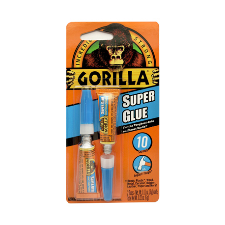 Gorilla 7800109 Super Glue, 3g Tubes