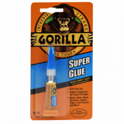 Gorilla 7900102 Super Glue, 3 g, 2-Pk.