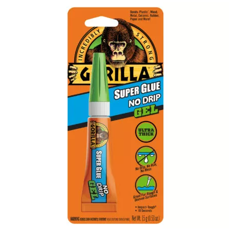 Gorilla 109804 Super Glue No Drip Gel, 15-gm.
