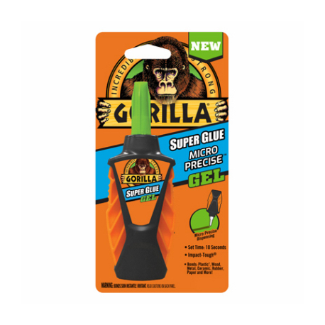 Gorilla 102177 Super Glue Mirco Precise, Gel, 5.5-gm.