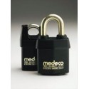 Medeco 5461 5461FL0 MK High Security Indoor / Outdoor Padlock with 5/16" Shackle Diameter, 6 Pin LFIC Cylinder