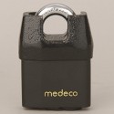 Medeco 5452 54525R0-P KA High Security Shrouded Padlock with 5/16" Shackle Diameter, Key-In-Knob Cylinder