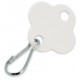 Lucky Line 25730 257 Shamrock Cabinet Tags - White