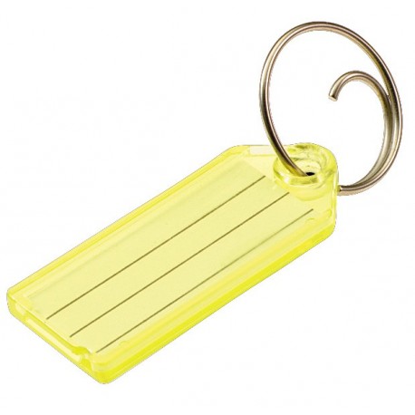 Lucky Line 1230040 123 Key Tag with Tang Ring