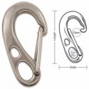 A594 A595 A594C Tough Links Forged Stainless Carabiner Snaps, Wire Gate, Double Eye