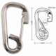 A557 A558 A557C A559 Tough Links Stainless Loop Spring Carabiner Snaps, Wire Gate