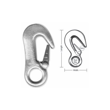 A589 A590 A590C Tough Links Forged Spring Hooks, Fixed Eye