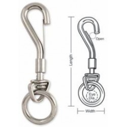 A669 A670 Tough Links Rope Snaps, Welded Ring Swivel