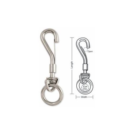 A669 A670 Tough Links Rope Snaps, Welded Ring Swivel