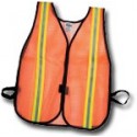 Mutual Industries Non-ANSI High-Visibility Reflective Heavy Weight Safety Vest - Lime / Silver / Lime