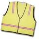 Mutual Industries Surveyor Safety Vest (lime) - orange/silver/orange Reflective Stripe