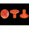 Mutual Industries 14640-0-5 CS Orange OSHA Rebar Caps