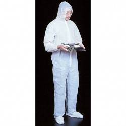Mutual Industries 13905 Disposable Reusable Cleanroom Coverall Suit