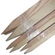Mutual Industries 14650-150-36 1-1/2" Quality Hardwood Nominal Oak Stake Fence Posts for Silt Fence