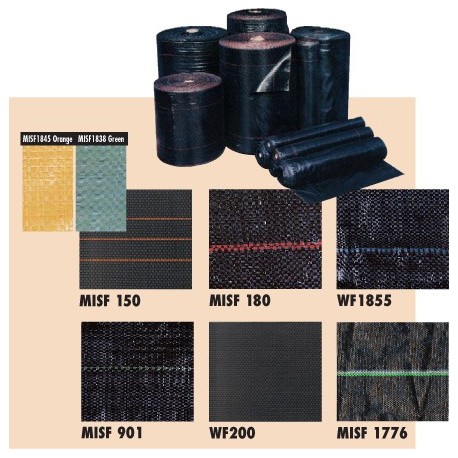 Mutual Industries 150-100-24 MISF 100' Woven Polypropylene Silt Fence Fabrics