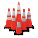 Mutual Industries 17720 High Quality Orange Traffic Cones - Multiple Sizes Available