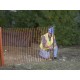 Mutual Industries 14993 Green Plastic Barrier Fence