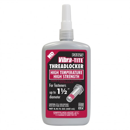 Vibra-Tite 13725 Threadlocker High Temp / High Strength 250 mL