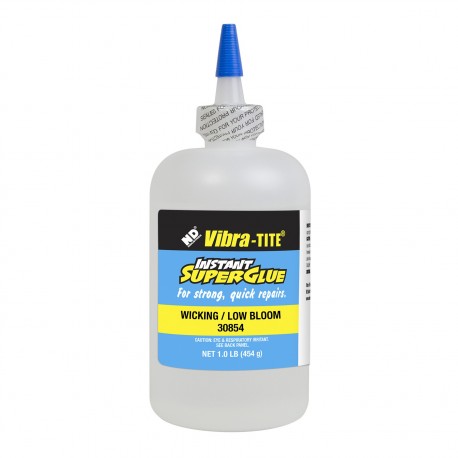 Vibra-Tite 30854 Cyanoacrylate Low Odor & Low Bloom - Wicking 1 lb