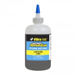Vibra-Tite 31854 Cyanoacrylate Low Odor & Low Bloom Black - Toughened 1 lb