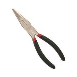 Genius Tools 550602 Chain Nose Pliers with Cutter 6"L