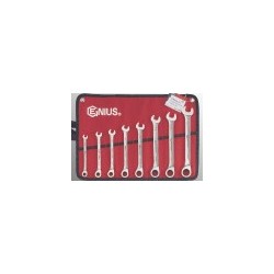 Genius Tools G-7108S 8PC SAE Combination Gear Wrench Set
