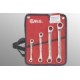 Genius Tools GW-7504S 4PC SAE Double Box Gear Wrench Set