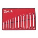 Genius Tools DE-7DE-708M DE-7 Metric Box End Wrench Set