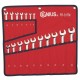 Genius Tools PR-017M 17PC Metric Combination Wrench Set